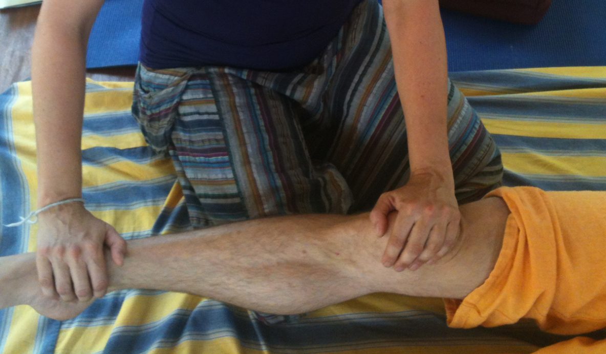 Thaise shiatsu strekking been